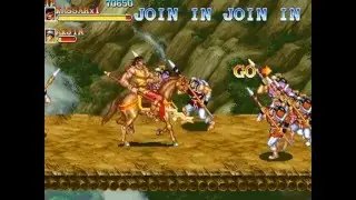 Warriors of Fate (MAME64) gameplay