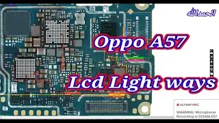 oppo A57 lcd backlight problem
