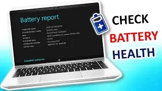 how to check battery health in laptop | check laptop battery health Every Laptop | Govind 2024