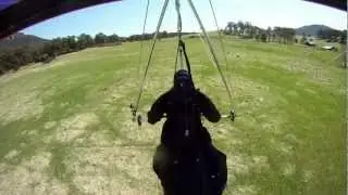 Hang gliding - getting smashed in the LZ