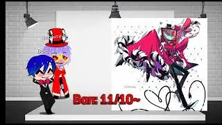 реакция отель хазбин на шипы💗#hazbinhotel #реакция #шипы
