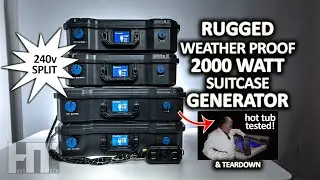 MONTEK X1200 | X2000 Water Resistant 2000w Rugged 120v | 240v Power Station Solar Generators