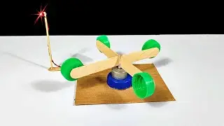 Science project for class 7th students working model - wind turbine!
