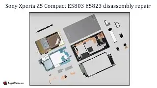Sony Xperia Z5 Compact disassembly / repair / fix / Z5 mini LCD replacement / skärmbyte