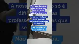 Força para continuar apesar dos espinhos no caminho. Siga na missão!  #professora #prof #professor