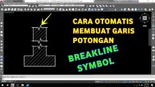Garis potong di Autocad | break-line symbol in autocad