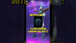 OUTFITS CON PLAYERA CAMPEÓN FFWS 2022 🏆 || COMBINACIONES || FREE FIRE