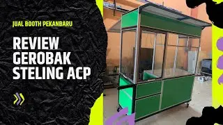 Gerobak Steling Kaca Bahan ACP
