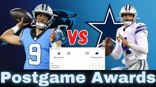 Carolina Panthers vs Dallas Cowboys Postgame Awards | NFL Week 11, 2023