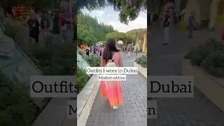 Modest Outfits I wore in Dubai ❤️ | 