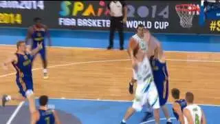 Play of the Game G. Vidmar SLO-UKR EuroBasket 2013