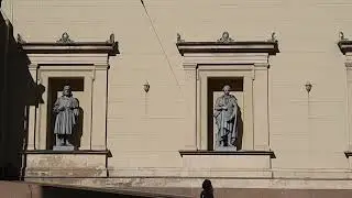 The Apollons of the Hermitage. Saint-Petersburg.  Атланты Эрмитажа