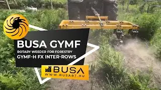 BUSA GYMF-H FX-4 (Madonna) Rotary Weeder for Forestry Inter-rows, Hungary