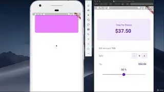 62  Flutter Tip Calculator   User Interface Part 1  APP   Build a Flutter Tip Calculator App
