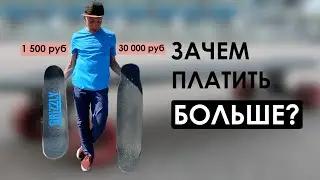 Зачем платить за скейт больше?