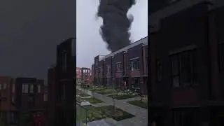 twister tornado near the house