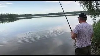 Батя на рыбалке
