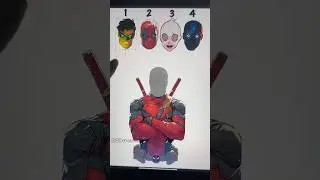 Which one is Correct? Deadpool - 5 #art #deadpool #wolverine
