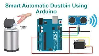Smart Automatic Dustbin Using Arduino With Code & Circuit || Proteus Simulation