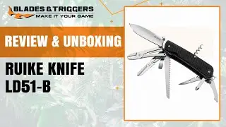 RUIKE LD51-B,  Tech Tool Pocket Knife Unboxing & Review