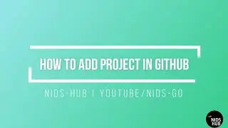 how to add android studio project in github | NidsHub