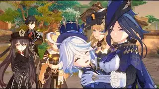 C6 Clorinde Crystal-Charge & C0 Hutao Freeze | NEW Spiral Abyss 5.4 | Genshin Impact (1st Run!)