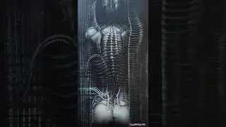 #monniebrentart #hrgiger #biomechanoid #airbrushart #artalk #artist  #fineart