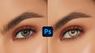 How To Create Dramatic Eye In 1-Minutes With Photoshop l #shorts
