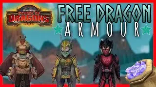 FREE DRAGON ARMOUR! | Ruffnut, Fishlegs, Deathgripper Flightsuit - School of Dragons (SoD) Gameplay