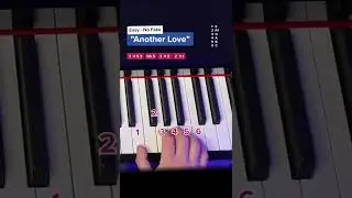 How to play „ANOTHER LOVE“ by Tom Odell - Easy Piano Tutorial 