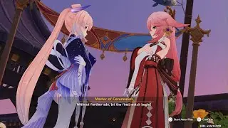 Genshin Impact: Yae vs Kokomi