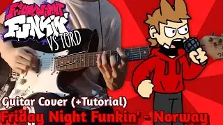 Friday Night Funkin' - Norway Guitar COVER/DUB (w/ Tutorial tabs) Vs. Tord mod