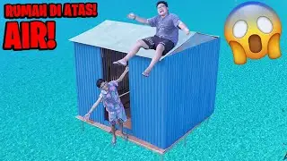 BOYS MAKE THE SAFEST SMALL HOUSE ON WATER!!! SAFE FROM WILD ANIMAL ATTACKS!!!