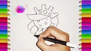 Tutorial menggambar tuan putri/ tutorial how to draw a princess #princess #drawing #menggambar
