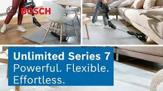 Reach Every Nook and Corner | Bendable Flex Tube | Bosch Unlimited Series 7 Vacuum Cleaners