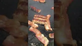 Bacon & Sausage on the Blackstone