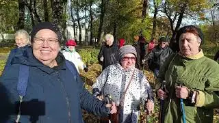 08.10.2022 Скандинавская ходьба в Орловском парке в Стрельне