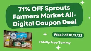 71% OFF Haul at Sprouts Farmers Market | Learn EASY COUPONING to SAVE MONEY on Groceries!