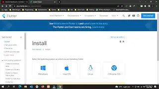 Easiest steps  to install flutter windows 10 Or  11