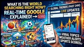 What the World is Searching: Real-Time Google Trends Explained 🌍