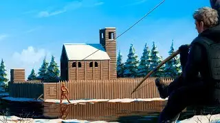 I BUILT AN ISOLATED ISLAND FORTRESS! - Sons of the Forest