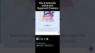 Day 4 trying to apply to Supercell Creators 😭 
