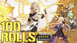 100 Rolls on Albedo Banner - Genshin Impact - Ana Plays