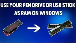 How To Change Pendrive Into Ram || Pendrive Ko Ram Kaise Banaye (New Trick )