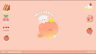 cute intro peach template - no credit needed