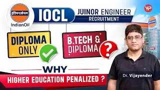 Doubt over Diploma+Btech eligibility criteria in IOCL Junior Engineer recruitment 2025