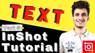 How To Add Text, Sticker & Blur Effect In Inshot | InShot Tutorial in Hindi | #videoediting #inshot