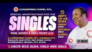 Special Ministrations Programme For The Singles 2024