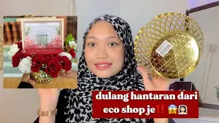 eco shop haul 2023! dulang hantaran rm2.40 😍👰🏻‍♀️