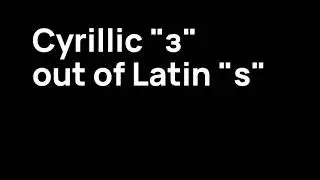 Cyrillic 